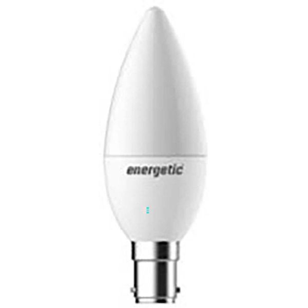 Energetic SupValue Candle Frost Dimmable 6W 3000K Warm White LED Globe B15 122146F