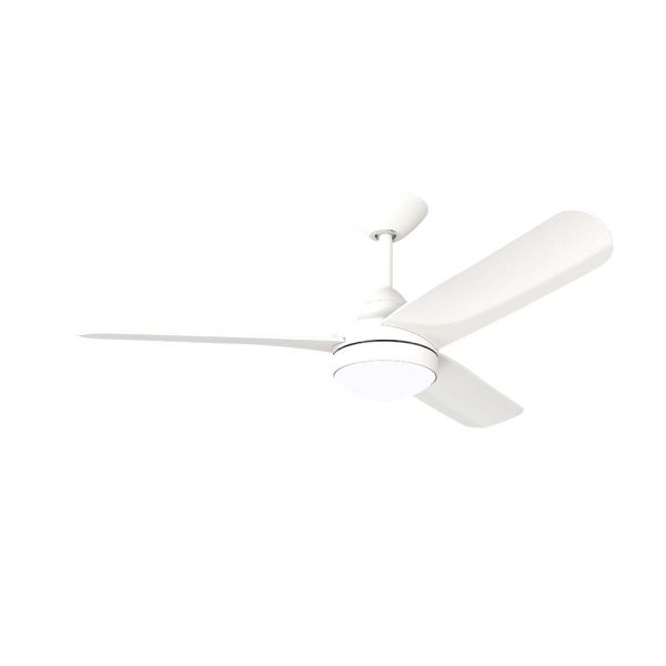 Hunter Pacific X-Over DC 3 Blade ABS Ceiling Fan with Wall Control and 18W LED Light XOL30X