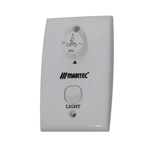 Martec Wall Control & Light Switch for Martec Lifestyle Ceiling Fan MWALLC