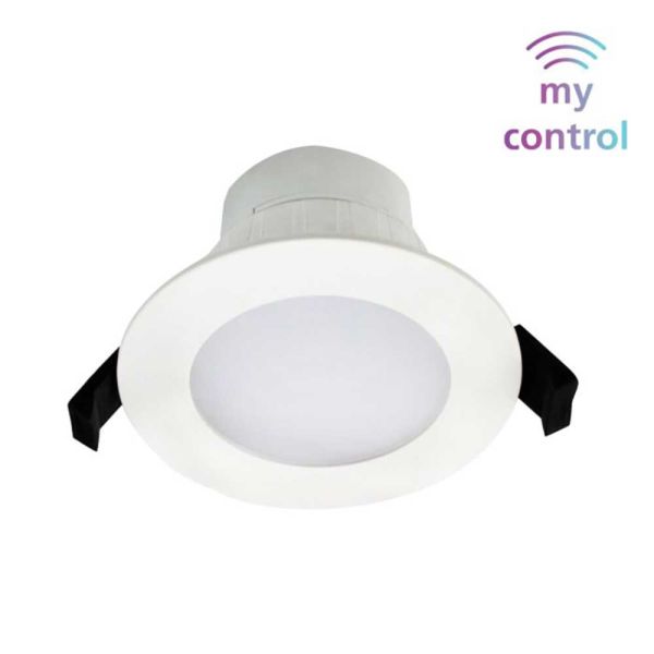 My Control Roystar White 9W CCT LED Downlight by Eglo