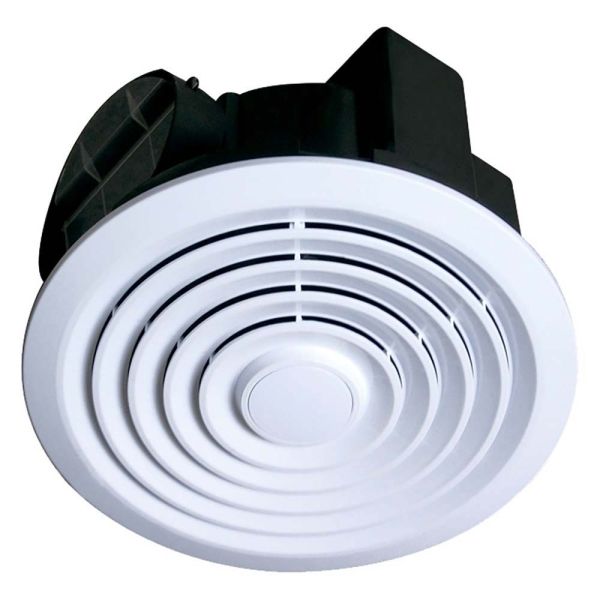 Ventair Turbo Side Duct Round Exhaust Fan White